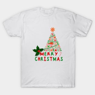 Merry Christmas Tree T-Shirt